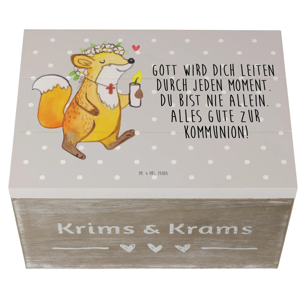 Holzkiste Fuchs Kommunion Mädchen Holzkiste, Kiste, Schatzkiste, Truhe, Schatulle, XXL, Erinnerungsbox, Erinnerungskiste, Dekokiste, Aufbewahrungsbox, Geschenkbox, Geschenkdose, Konfirmation, Kommunion, Jugendweihe, Konfirmation Geschenk, Kommunion Geschenk, Kommunion Dankeschön, Glauben, Liebe, Gott, Gläubig, Mädchen