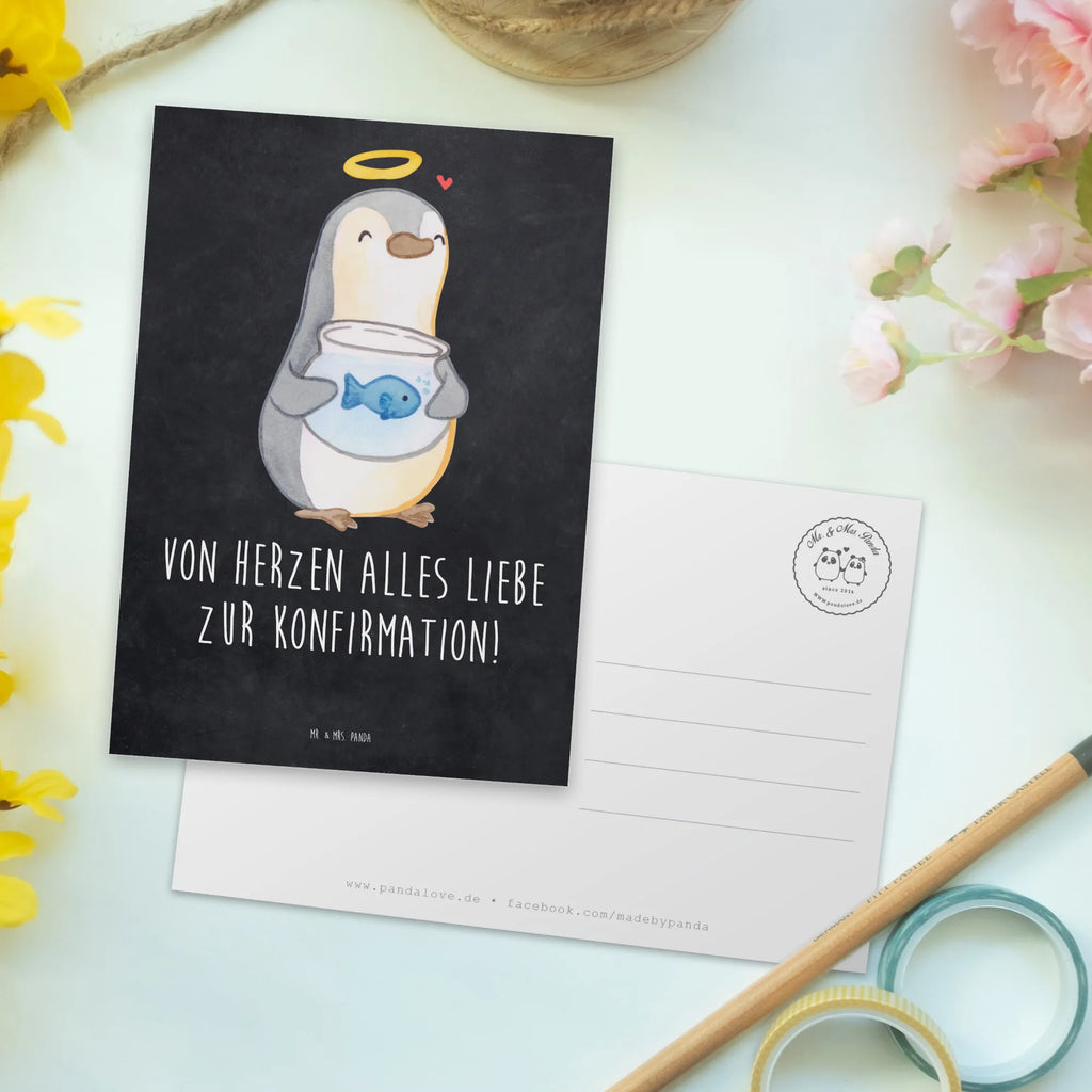 Postkarte Pinguin Fisch Postkarte, Karte, Geschenkkarte, Grußkarte, Einladung, Ansichtskarte, Geburtstagskarte, Einladungskarte, Dankeskarte, Ansichtskarten, Einladung Geburtstag, Einladungskarten Geburtstag, Konfirmation, Kommunion, Jugendweihe, Konfirmation Geschenk, Fisch, Fisch Deko, Zuversicht, Vertrauen