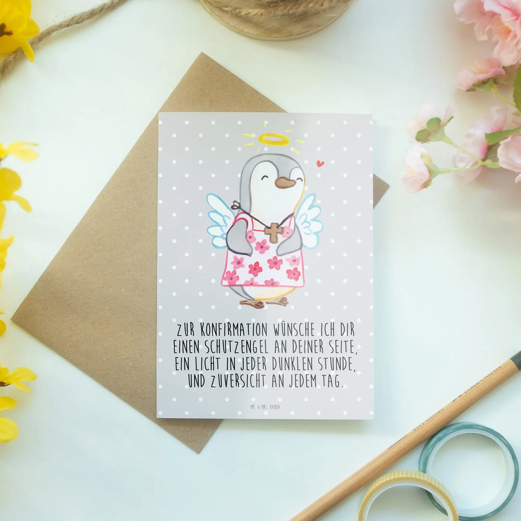 Grußkarte Pinguin Konfirmation Grußkarte, Klappkarte, Einladungskarte, Glückwunschkarte, Hochzeitskarte, Geburtstagskarte, Karte, Ansichtskarten, Konfirmation, Kommunion, Jugendweihe, Konfirmation Geschenk, Schutzengel, Zuversicht, Vertrauen