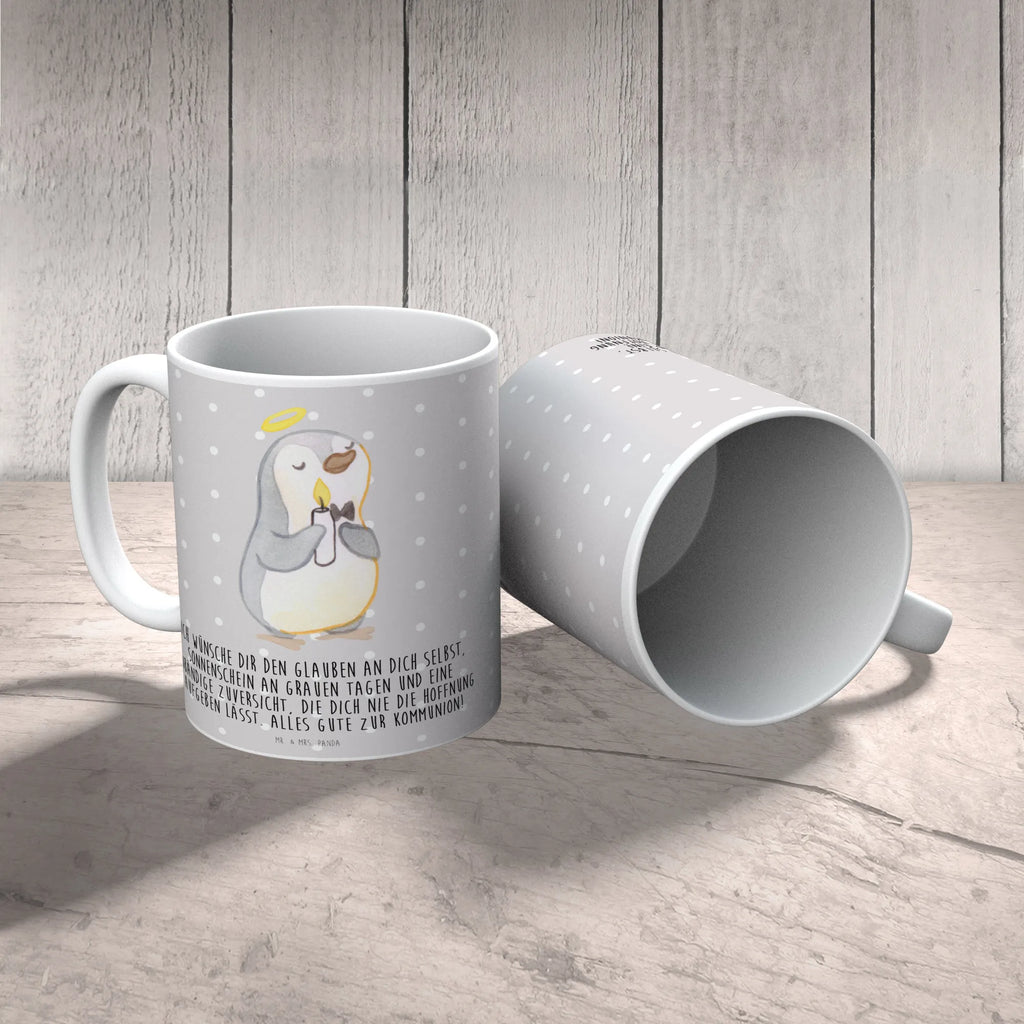 Tasse Pinguin Kommunion Tasse, Kaffeetasse, Teetasse, Becher, Kaffeebecher, Teebecher, Keramiktasse, Porzellantasse, Büro Tasse, Geschenk Tasse, Tasse Sprüche, Tasse Motive, Kaffeetassen, Tasse bedrucken, Designer Tasse, Cappuccino Tassen, Schöne Teetassen, Konfirmation, Kommunion, Jugendweihe, Konfirmation Geschenk, Kommunion Geschenk, Kommunion Dankeschön, Glauben, Sonnenschein