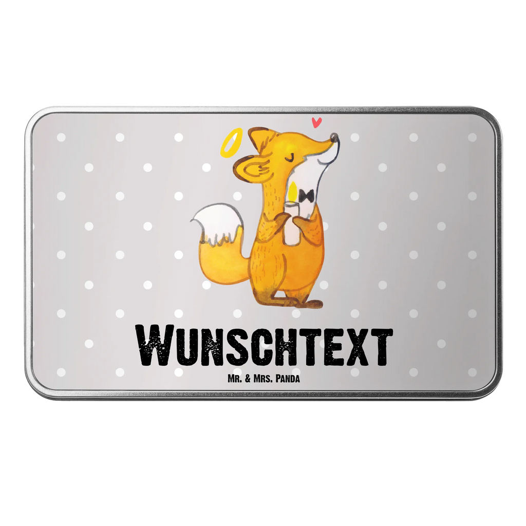 Personalisierte Metalldose Fuchs Kommunion Personalisierte Metalldose, Dose mit Namen, Namensdose, Kiste mit Namen, Namenskiste, Konfirmation, Kommunion, Jugendweihe, Konfirmation Geschenk, Kommunion Geschenk, Kommunion Dankeschön, Glauben, Liebe, Gott, Gläubig