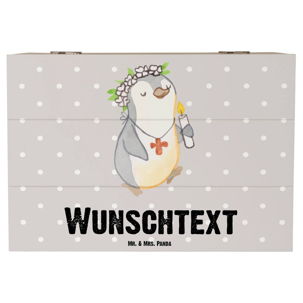 Personalisierte Holzkiste Pinguin Kommunion Mädchen Holzkiste mit Namen, Kiste mit Namen, Schatzkiste mit Namen, Truhe mit Namen, Schatulle mit Namen, Erinnerungsbox mit Namen, Erinnerungskiste, mit Namen, Dekokiste mit Namen, Aufbewahrungsbox mit Namen, Holzkiste Personalisiert, Kiste Personalisiert, Schatzkiste Personalisiert, Truhe Personalisiert, Schatulle Personalisiert, Erinnerungsbox Personalisiert, Erinnerungskiste Personalisiert, Dekokiste Personalisiert, Aufbewahrungsbox Personalisiert, Geschenkbox personalisiert, GEschenkdose personalisiert, Konfirmation, Kommunion, Jugendweihe, Konfirmation Geschenk, Gott, Gläubig, Alles Gute