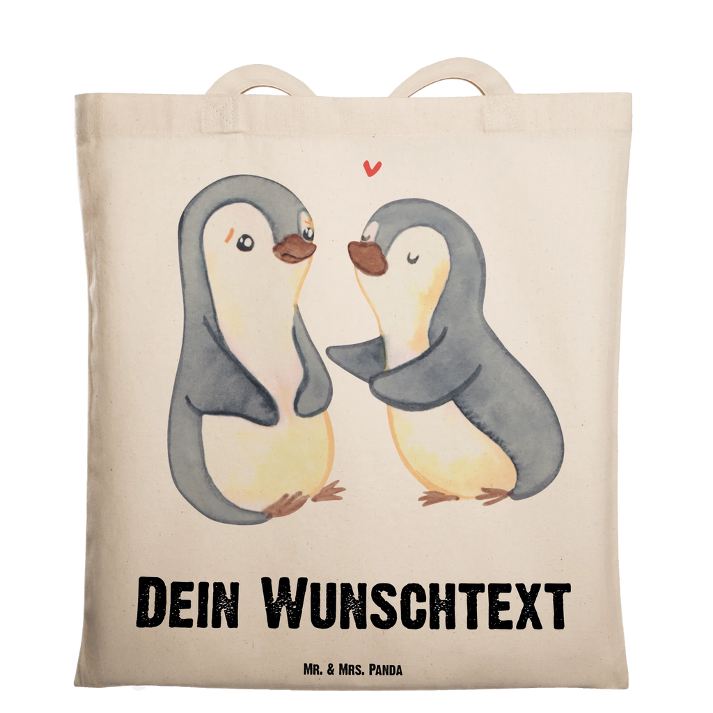 Personalisierte Tragetasche Pinguine trösten Personalisierte Beuteltasche, Personalisierter Beutel, Personalisierte Einkaufstasche, Personalisierter Jutebeutel, Personalisierter Stoffbeutel, Tragetasche mit Namen, Einkaufstasche mit Namen, Stoffbeutel mit Namen, Personalisierte Tasche, Personalisierte Jutetasche, Personalisierte Kindergartentasche, Liebe, Partner, Freund, Freundin, Ehemann, Ehefrau, Heiraten, Verlobung, Heiratsantrag, Liebesgeschenk, Jahrestag, Hocheitstag, Valentinstag, Geschenk für Frauen, Hochzeitstag, Mitbringsel, Geschenk für Freundin, Geschenk für Partner, Liebesbeweis, für Männer, für Ehemann