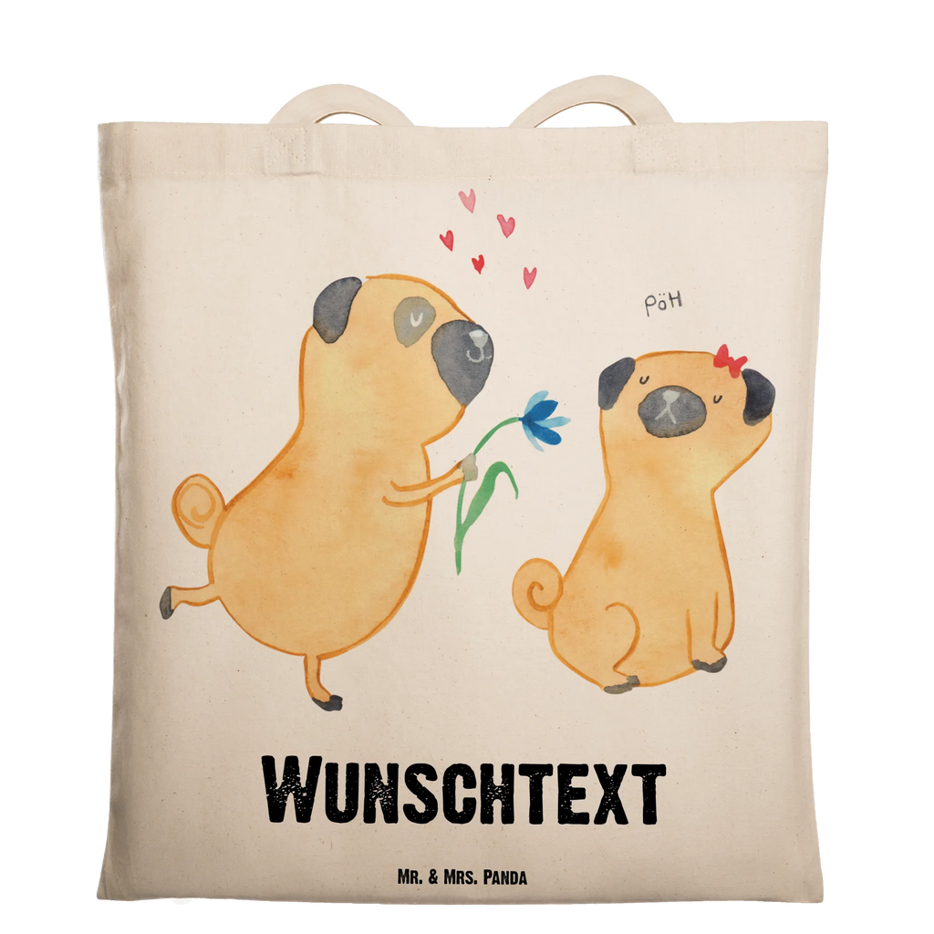 Personalisierte Tragetasche Mops verliebt Personalisierte Beuteltasche, Personalisierter Beutel, Personalisierte Einkaufstasche, Personalisierter Jutebeutel, Personalisierter Stoffbeutel, Tragetasche mit Namen, Einkaufstasche mit Namen, Stoffbeutel mit Namen, Personalisierte Tasche, Personalisierte Jutetasche, Personalisierte Kindergartentasche, Hund, Hundemotiv, Haustier, Hunderasse, Tierliebhaber, Hundebesitzer, Sprüche, Mops, Möpse, Hundeliebe, verliebt, Liebe, Liebesspruch. Verlobt, Geschenk Freund, Partner