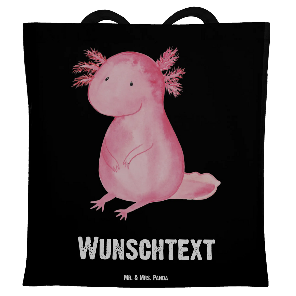 Personalisierte Tragetasche Axolotl Personalisierte Beuteltasche, Personalisierter Beutel, Personalisierte Einkaufstasche, Personalisierter Jutebeutel, Personalisierter Stoffbeutel, Tragetasche mit Namen, Einkaufstasche mit Namen, Stoffbeutel mit Namen, Personalisierte Tasche, Personalisierte Jutetasche, Personalisierte Kindergartentasche, Axolotl, Molch, Axolot, vergnügt, fröhlich, zufrieden, Lebensstil, Weisheit, Lebensweisheit, Liebe, Freundin