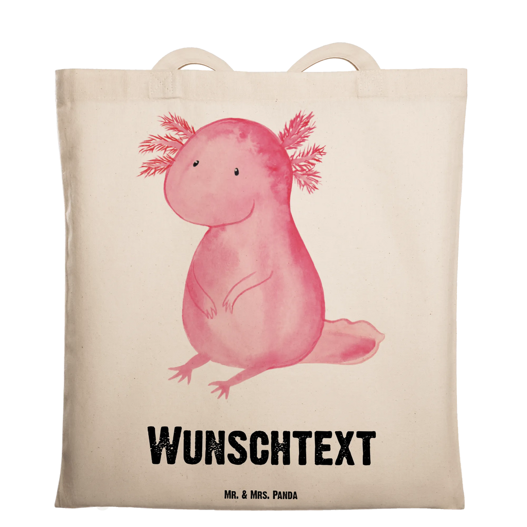 Personalisierte Tragetasche Axolotl Personalisierte Beuteltasche, Personalisierter Beutel, Personalisierte Einkaufstasche, Personalisierter Jutebeutel, Personalisierter Stoffbeutel, Tragetasche mit Namen, Einkaufstasche mit Namen, Stoffbeutel mit Namen, Personalisierte Tasche, Personalisierte Jutetasche, Personalisierte Kindergartentasche, Axolotl, Molch, Axolot, vergnügt, fröhlich, zufrieden, Lebensstil, Weisheit, Lebensweisheit, Liebe, Freundin