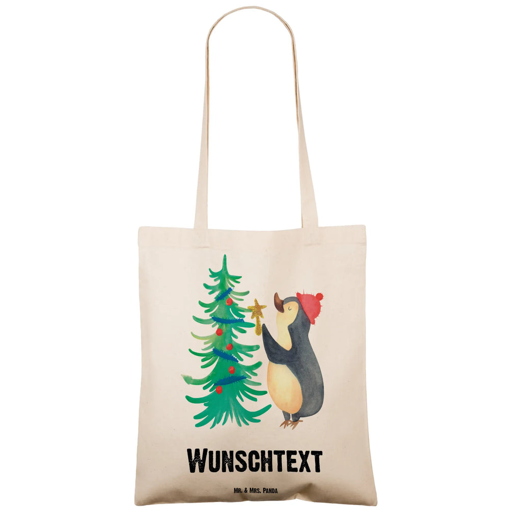 Personalisierte Tragetasche Pinguin Weihnachtsbaum Personalisierte Beuteltasche, Personalisierter Beutel, Personalisierte Einkaufstasche, Personalisierter Jutebeutel, Personalisierter Stoffbeutel, Tragetasche mit Namen, Einkaufstasche mit Namen, Stoffbeutel mit Namen, Personalisierte Tasche, Personalisierte Jutetasche, Personalisierte Kindergartentasche, Winter, Weihnachten, Weihnachtsdeko, Nikolaus, Advent, Heiligabend, Wintermotiv, Pinguin