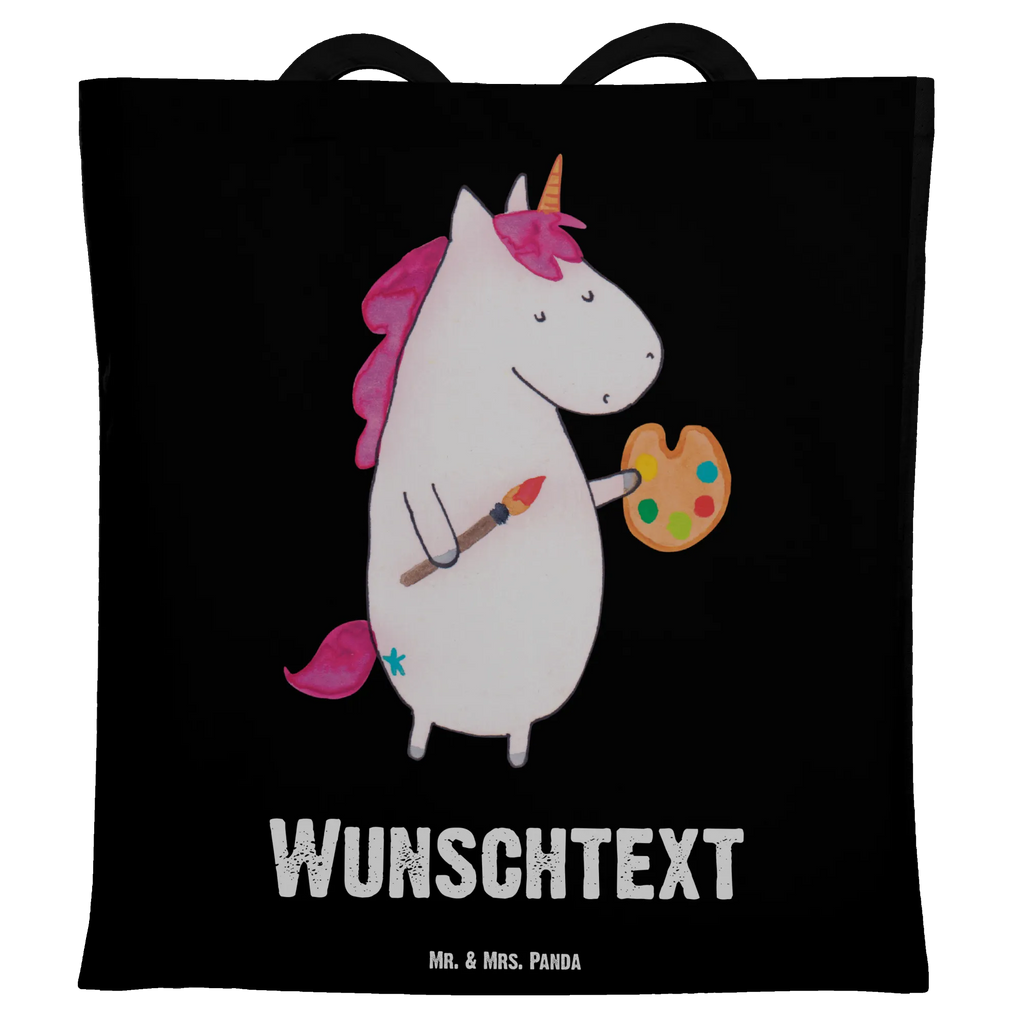 Personalisierte Tragetasche Einhorn Künstler Personalisierte Beuteltasche, Personalisierter Beutel, Personalisierte Einkaufstasche, Personalisierter Jutebeutel, Personalisierter Stoffbeutel, Tragetasche mit Namen, Einkaufstasche mit Namen, Stoffbeutel mit Namen, Personalisierte Tasche, Personalisierte Jutetasche, Personalisierte Kindergartentasche, Einhorn, Einhörner, Einhorn Deko, Unicorn, Englisch, Künstler, Artist, Malen, Zeichnen, Welt, Farbe, Stift, Pinsel, Geschenk, Maler