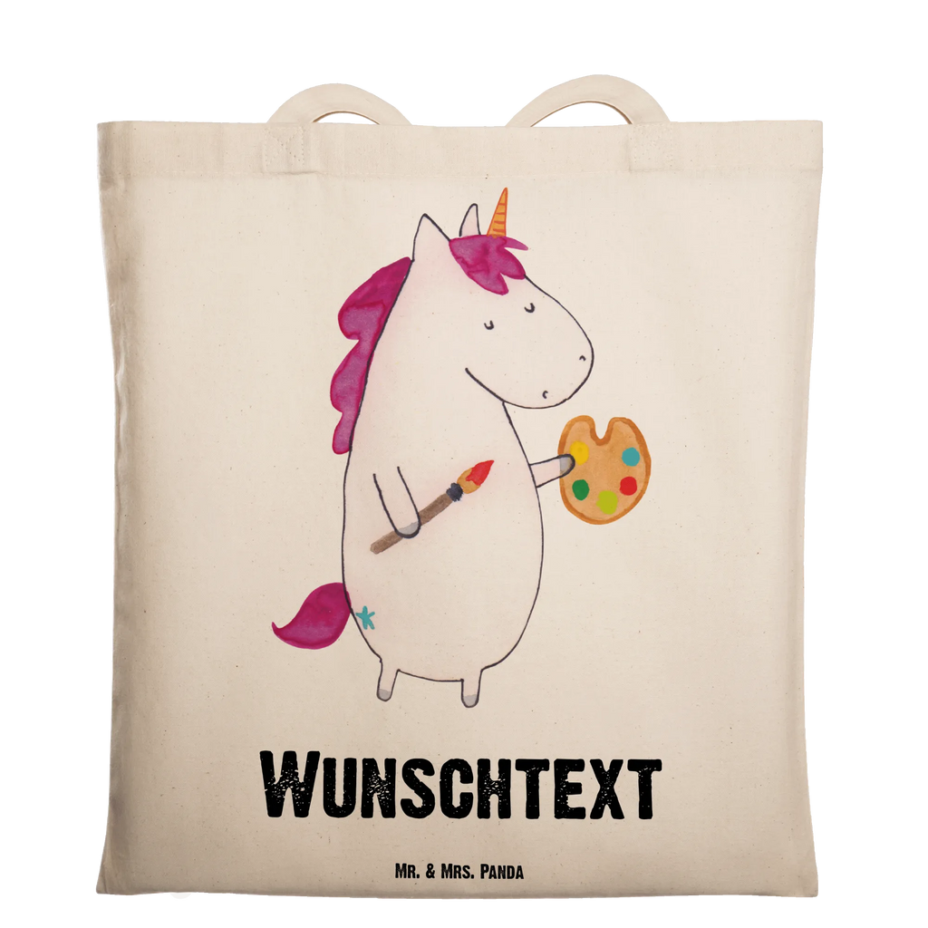 Personalisierte Tragetasche Einhorn Künstler Personalisierte Beuteltasche, Personalisierter Beutel, Personalisierte Einkaufstasche, Personalisierter Jutebeutel, Personalisierter Stoffbeutel, Tragetasche mit Namen, Einkaufstasche mit Namen, Stoffbeutel mit Namen, Personalisierte Tasche, Personalisierte Jutetasche, Personalisierte Kindergartentasche, Einhorn, Einhörner, Einhorn Deko, Unicorn, Englisch, Künstler, Artist, Malen, Zeichnen, Welt, Farbe, Stift, Pinsel, Geschenk, Maler