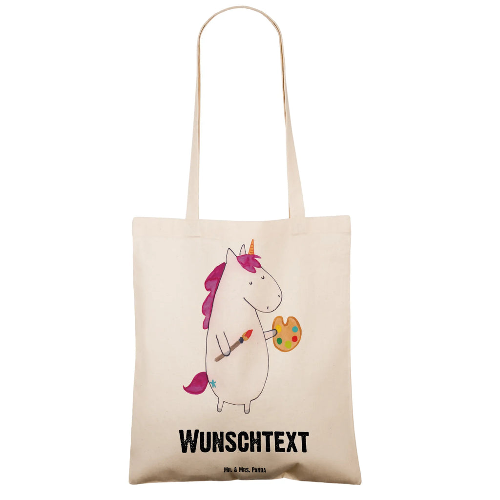 Personalisierte Tragetasche Einhorn Künstler Personalisierte Beuteltasche, Personalisierter Beutel, Personalisierte Einkaufstasche, Personalisierter Jutebeutel, Personalisierter Stoffbeutel, Tragetasche mit Namen, Einkaufstasche mit Namen, Stoffbeutel mit Namen, Personalisierte Tasche, Personalisierte Jutetasche, Personalisierte Kindergartentasche, Einhorn, Einhörner, Einhorn Deko, Pegasus, Unicorn, Englisch, Künstler, Artist, Malen, Zeichnen, Welt, Farbe, Stift, Pinsel, Geschenk, Maler