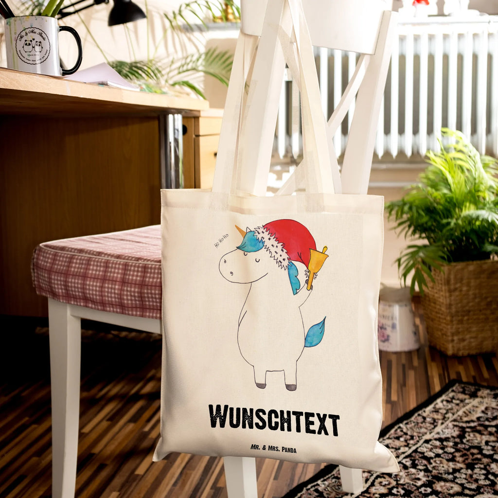 Personalisierte Tragetasche Einhorn Weihnachtsmann Personalisierte Beuteltasche, Personalisierter Beutel, Personalisierte Einkaufstasche, Personalisierter Jutebeutel, Personalisierter Stoffbeutel, Tragetasche mit Namen, Einkaufstasche mit Namen, Stoffbeutel mit Namen, Personalisierte Tasche, Personalisierte Jutetasche, Personalisierte Kindergartentasche, Einhorn, Einhörner, Einhorn Deko, Pegasus, Unicorn, Gin, Schokolade, Schoki, Weihnachten, Weihnachtsmann, Nikolaus, Wunschzettel, Wunschliste, Feenstaub