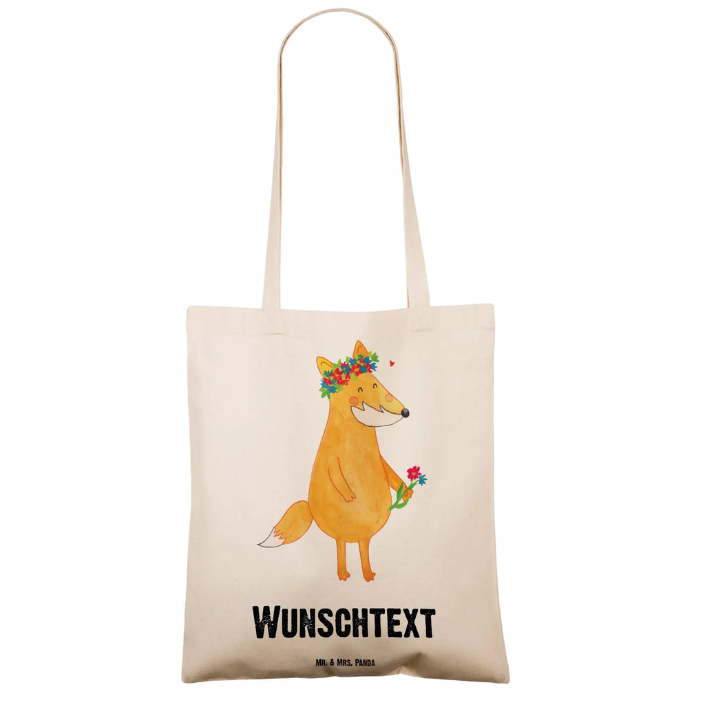 Personalisierte Tragetasche Fuchs Blumenliebe Personalisierte Beuteltasche, Personalisierter Beutel, Personalisierte Einkaufstasche, Personalisierter Jutebeutel, Personalisierter Stoffbeutel, Tragetasche mit Namen, Einkaufstasche mit Namen, Stoffbeutel mit Namen, Personalisierte Tasche, Personalisierte Jutetasche, Personalisierte Kindergartentasche, Fuchs, Füchse, Fox, Liebe, Freundin, Fuchsmädchen, Blumenmädchen, Freundinnen, Liebesbeweis, Blume, Blumen, Motivation, Freude, ich, mich, Selbstliebe