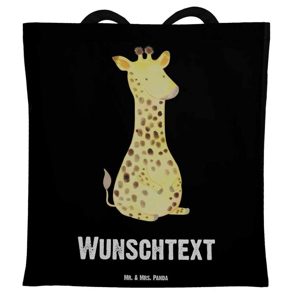 Personalisierte Tragetasche Giraffe Zufrieden Personalisierte Beuteltasche, Personalisierter Beutel, Personalisierte Einkaufstasche, Personalisierter Jutebeutel, Personalisierter Stoffbeutel, Tragetasche mit Namen, Einkaufstasche mit Namen, Stoffbeutel mit Namen, Personalisierte Tasche, Personalisierte Jutetasche, Personalisierte Kindergartentasche, Afrika, Wildtiere, Giraffe, Zufrieden, Glück, Abenteuer