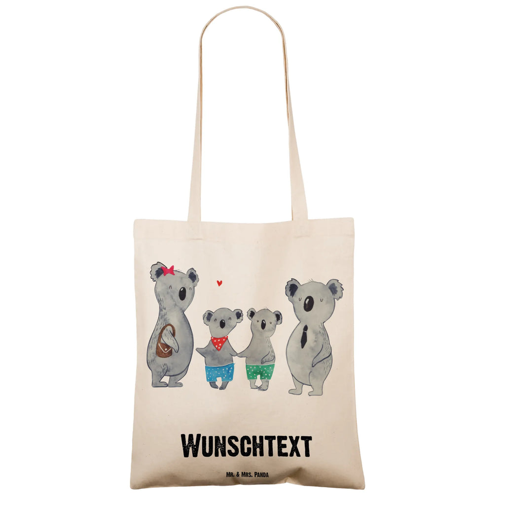 Personalisierte Tragetasche Koala Familie zwei Personalisierte Beuteltasche, Personalisierter Beutel, Personalisierte Einkaufstasche, Personalisierter Jutebeutel, Personalisierter Stoffbeutel, Tragetasche mit Namen, Einkaufstasche mit Namen, Stoffbeutel mit Namen, Personalisierte Tasche, Personalisierte Jutetasche, Personalisierte Kindergartentasche, Familie, Vatertag, Muttertag, Bruder, Schwester, Mama, Papa, Oma, Opa, Koala, Koalabär, beste Familie, Familienzeit, Familienleben, Koalafamilie, Lieblingsfamilie