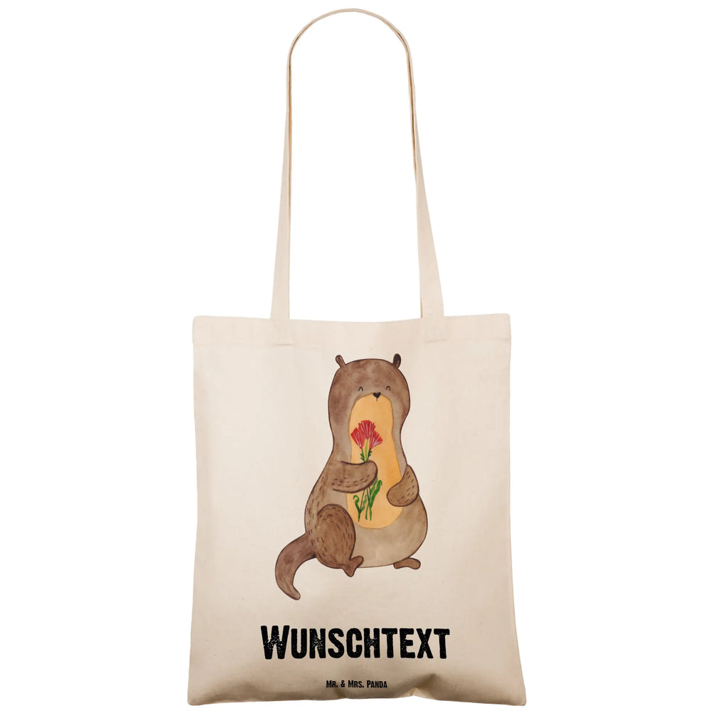 Personalisierte Tragetasche Otter Blumenstrauß Personalisierte Beuteltasche, Personalisierter Beutel, Personalisierte Einkaufstasche, Personalisierter Jutebeutel, Personalisierter Stoffbeutel, Tragetasche mit Namen, Einkaufstasche mit Namen, Stoffbeutel mit Namen, Personalisierte Tasche, Personalisierte Jutetasche, Personalisierte Kindergartentasche, Otter, Fischotter, Seeotter, Otter Seeotter See Otter