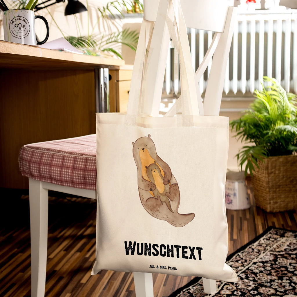 Personalisierte Tragetasche Otter mit Kind Personalisierte Beuteltasche, Personalisierter Beutel, Personalisierte Einkaufstasche, Personalisierter Jutebeutel, Personalisierter Stoffbeutel, Tragetasche mit Namen, Einkaufstasche mit Namen, Stoffbeutel mit Namen, Personalisierte Tasche, Personalisierte Jutetasche, Personalisierte Kindergartentasche, Otter, Fischotter, Seeotter, Otter Seeotter See Otter