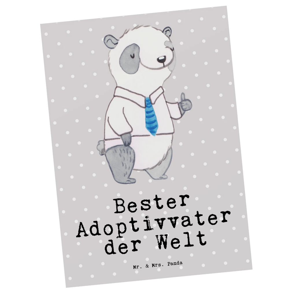 Postkarte Panda Bester Adoptivvater der Welt Postkarte, Karte, Geschenkkarte, Grußkarte, Einladung, Ansichtskarte, Geburtstagskarte, Einladungskarte, Dankeskarte, Ansichtskarten, Einladung Geburtstag, Einladungskarten Geburtstag, für, Dankeschön, Geschenk, Schenken, Geburtstag, Geburtstagsgeschenk, Geschenkidee, Danke, Bedanken, Mitbringsel, Freude machen, Geschenktipp, Adoptiv vater, Adoption, adoptiert, Adoptivvater