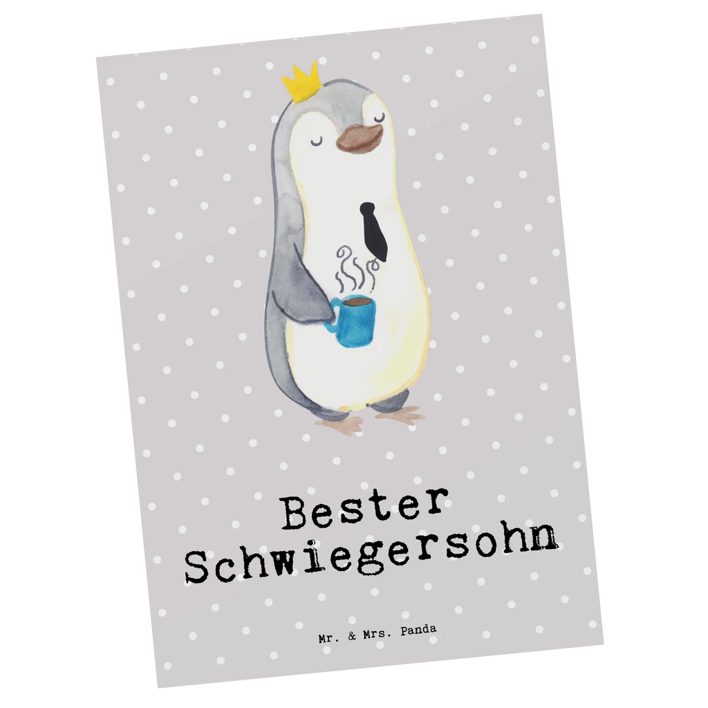 Postkarte Pinguin Bester Schwiegersohn Postkarte, Karte, Geschenkkarte, Grußkarte, Einladung, Ansichtskarte, Geburtstagskarte, Einladungskarte, Dankeskarte, Ansichtskarten, Einladung Geburtstag, Einladungskarten Geburtstag, für, Dankeschön, Geschenk, Schenken, Geburtstag, Geburtstagsgeschenk, Geschenkidee, Danke, Bedanken, Mitbringsel, Freude machen, Geschenktipp, Schwiegersohn, Tochter, Ehefrau des Sohns, Frau, angeheiratet, Hochzeit, Heirat