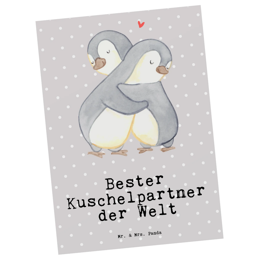 Postkarte Pinguin Bester Kuschelpartner der Welt Postkarte, Karte, Geschenkkarte, Grußkarte, Einladung, Ansichtskarte, Geburtstagskarte, Einladungskarte, Dankeskarte, Ansichtskarten, Einladung Geburtstag, Einladungskarten Geburtstag, für, Dankeschön, Geschenk, Schenken, Geburtstag, Geburtstagsgeschenk, Geschenkidee, Danke, Bedanken, Mitbringsel, Freude machen, Geschenktipp, Kuschelpartner, Lebenspartner, Ehepartner, Partner, Ehemann, Ehefrau, Kuscheln, Bett, Liebe, Freund, Freundin, Hochzeitstag, verliebt