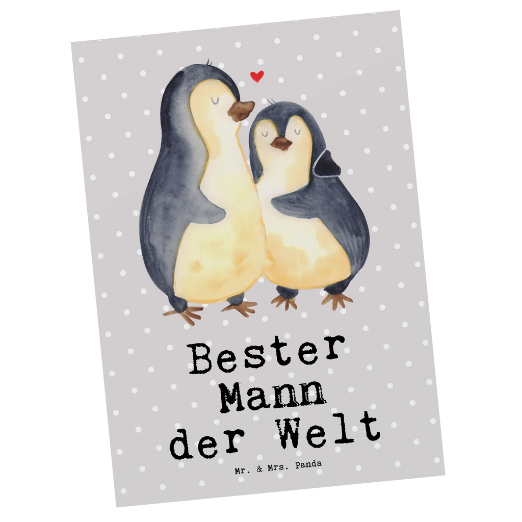 Postkarte Pinguin Bester Mann der Welt Postkarte, Karte, Geschenkkarte, Grußkarte, Einladung, Ansichtskarte, Geburtstagskarte, Einladungskarte, Dankeskarte, Ansichtskarten, Einladung Geburtstag, Einladungskarten Geburtstag, für, Dankeschön, Geschenk, Schenken, Geburtstag, Geburtstagsgeschenk, Geschenkidee, Danke, Bedanken, Mitbringsel, Freude machen, Geschenktipp, Ehemann, Beste, Mann, Partner, Freund, Traummann, Liebling, Ehepartner, Ehe, Gatte, Lebensgefährte, Bräutigam, Kleinigkeit