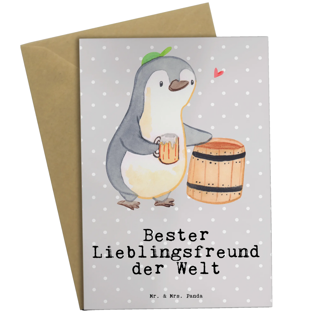 Grußkarte Pinguin Bester Lieblingsfreund der Welt Grußkarte, Klappkarte, Einladungskarte, Glückwunschkarte, Hochzeitskarte, Geburtstagskarte, Karte, Ansichtskarten, für, Dankeschön, Geschenk, Schenken, Geburtstag, Geburtstagsgeschenk, Geschenkidee, Danke, Bedanken, Mitbringsel, Freude machen, Geschenktipp, Lieblingsfreund, Freund, Partner, Lieblingsmensch, Lieblings Mensch, Liebling, Bae, bester Freund, Liebe, Herz, Love