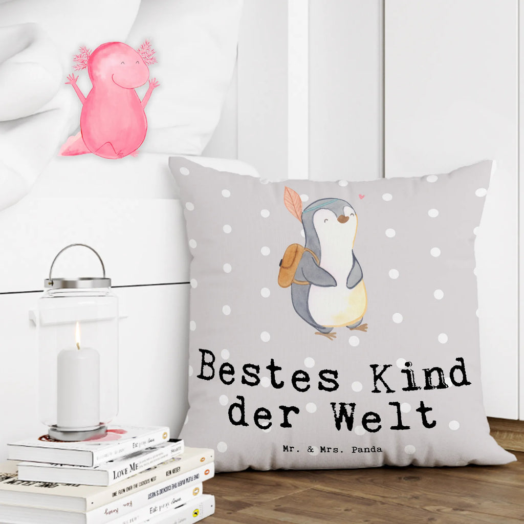 40x40 Kissen Pinguin Bestes Kind der Welt Kissenhülle, Kopfkissen, Sofakissen, Dekokissen, Motivkissen, sofakissen, sitzkissen, Kissen, Kissenbezüge, Kissenbezug 40x40, Kissen 40x40, Kissenhülle 40x40, Zierkissen, Couchkissen, Dekokissen Sofa, Sofakissen 40x40, Dekokissen 40x40, Kopfkissen 40x40, Kissen 40x40 Waschbar, für, Dankeschön, Geschenk, Schenken, Geburtstag, Geburtstagsgeschenk, Geschenkidee, Danke, Bedanken, Mitbringsel, Freude machen, Geschenktipp, Kinder, Kind, Kid, Kids, Kiddy, Bestes, Tochter, Sohn, Nachwuchs, Geburt, Liebling, Taufe