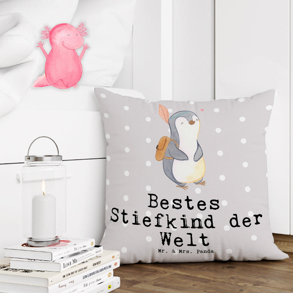 40x40 Kissen Pinguin Bestes Stiefkind der Welt Kissenhülle, Kopfkissen, Sofakissen, Dekokissen, Motivkissen, sofakissen, sitzkissen, Kissen, Kissenbezüge, Kissenbezug 40x40, Kissen 40x40, Kissenhülle 40x40, Zierkissen, Couchkissen, Dekokissen Sofa, Sofakissen 40x40, Dekokissen 40x40, Kopfkissen 40x40, Kissen 40x40 Waschbar, für, Dankeschön, Geschenk, Schenken, Geburtstag, Geburtstagsgeschenk, Geschenkidee, Danke, Bedanken, Mitbringsel, Freude machen, Geschenktipp, Stiefkind, angeheiratet, Kinder, Kind, Kid, Kids, Kiddy, Bestes, Tochter, Sohn, Nachwuchs, Geburt, Liebling, Taufe