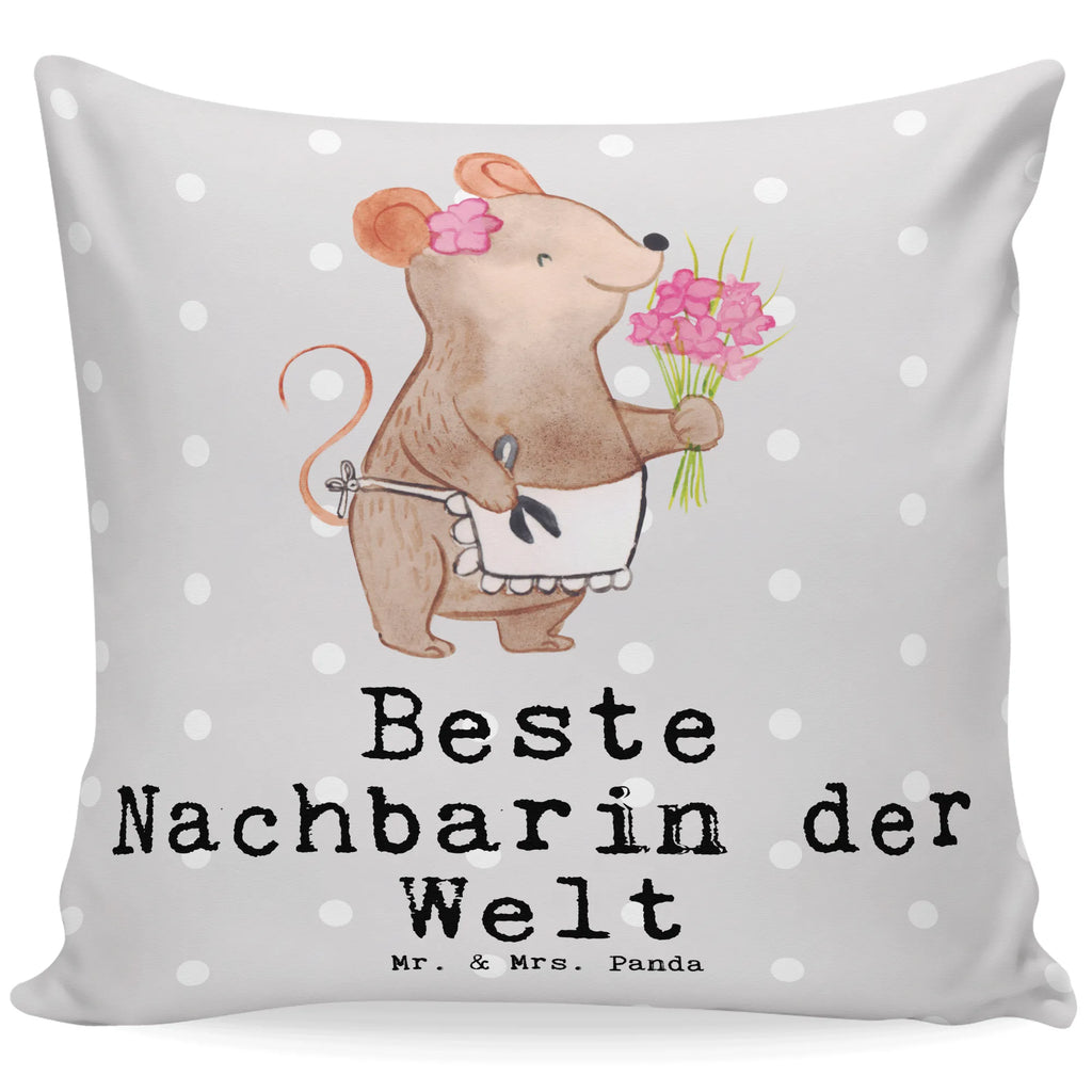 40x40 Kissen Maus Beste Nachbarin der Welt Kissenhülle, Kopfkissen, Sofakissen, Dekokissen, Motivkissen, sofakissen, sitzkissen, Kissen, Kissenbezüge, Kissenbezug 40x40, Kissen 40x40, Kissenhülle 40x40, Zierkissen, Couchkissen, Dekokissen Sofa, Sofakissen 40x40, Dekokissen 40x40, Kopfkissen 40x40, Kissen 40x40 Waschbar, für, Dankeschön, Geschenk, Schenken, Geburtstag, Geburtstagsgeschenk, Geschenkidee, Danke, Bedanken, Mitbringsel, Freude machen, Geschenktipp, Nachbarin, Nachbarn, Nachbarschaft, Freundin, Angrenzer, Anwohnerin, Bewohnerin, Freundschaft