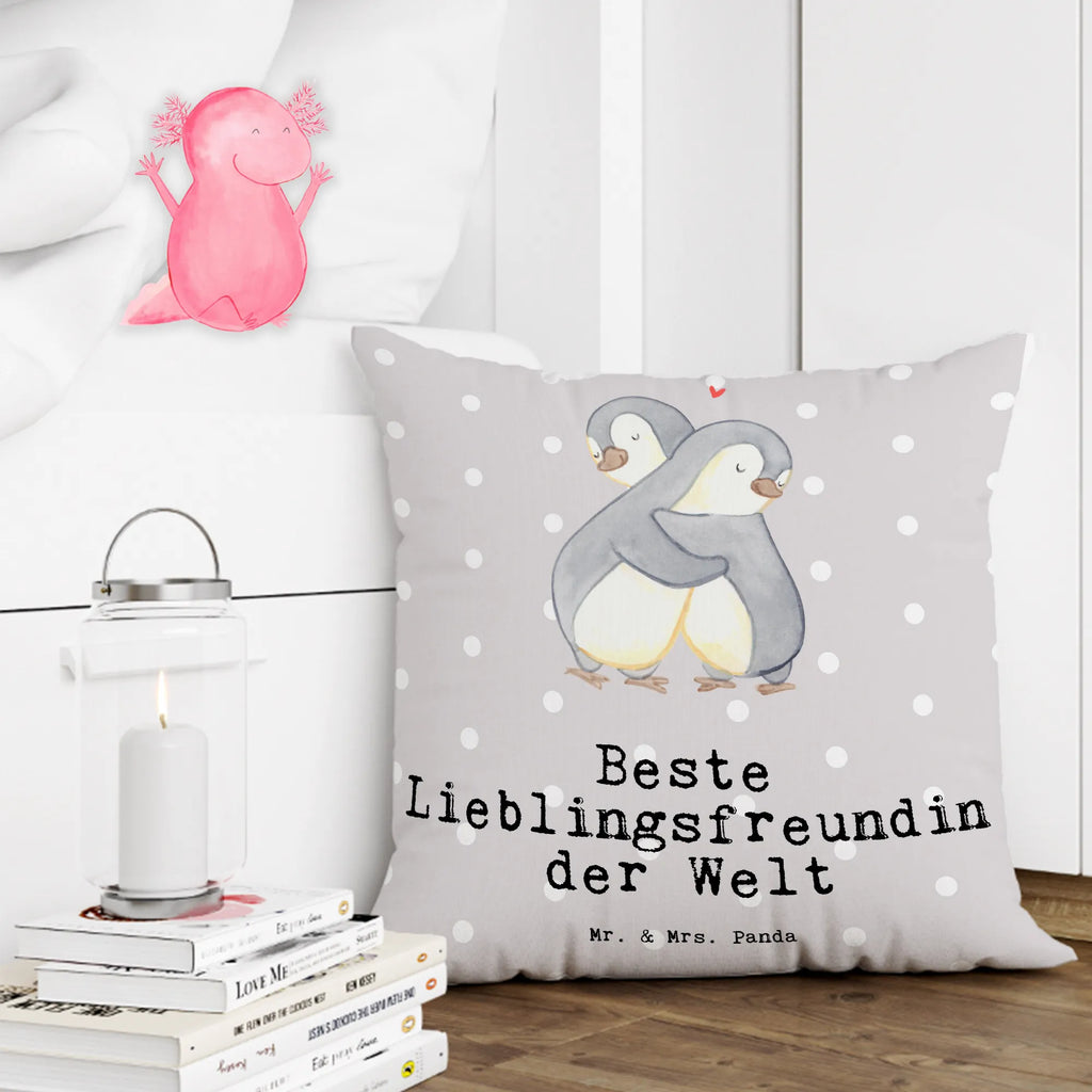 40x40 Kissen Pinguin Beste Lieblingsfreundin der Welt Kissenhülle, Kopfkissen, Sofakissen, Dekokissen, Motivkissen, sofakissen, sitzkissen, Kissen, Kissenbezüge, Kissenbezug 40x40, Kissen 40x40, Kissenhülle 40x40, Zierkissen, Couchkissen, Dekokissen Sofa, Sofakissen 40x40, Dekokissen 40x40, Kopfkissen 40x40, Kissen 40x40 Waschbar, für, Dankeschön, Geschenk, Schenken, Geburtstag, Geburtstagsgeschenk, Geschenkidee, Danke, Bedanken, Mitbringsel, Freude machen, Geschenktipp, Lieblingsfreundin, Freundin, Partnerin, Lieblingsmensch, Lieblings Mensch, Liebling, Partner, Bae, beste Freundin, Liebe, Herz, Love