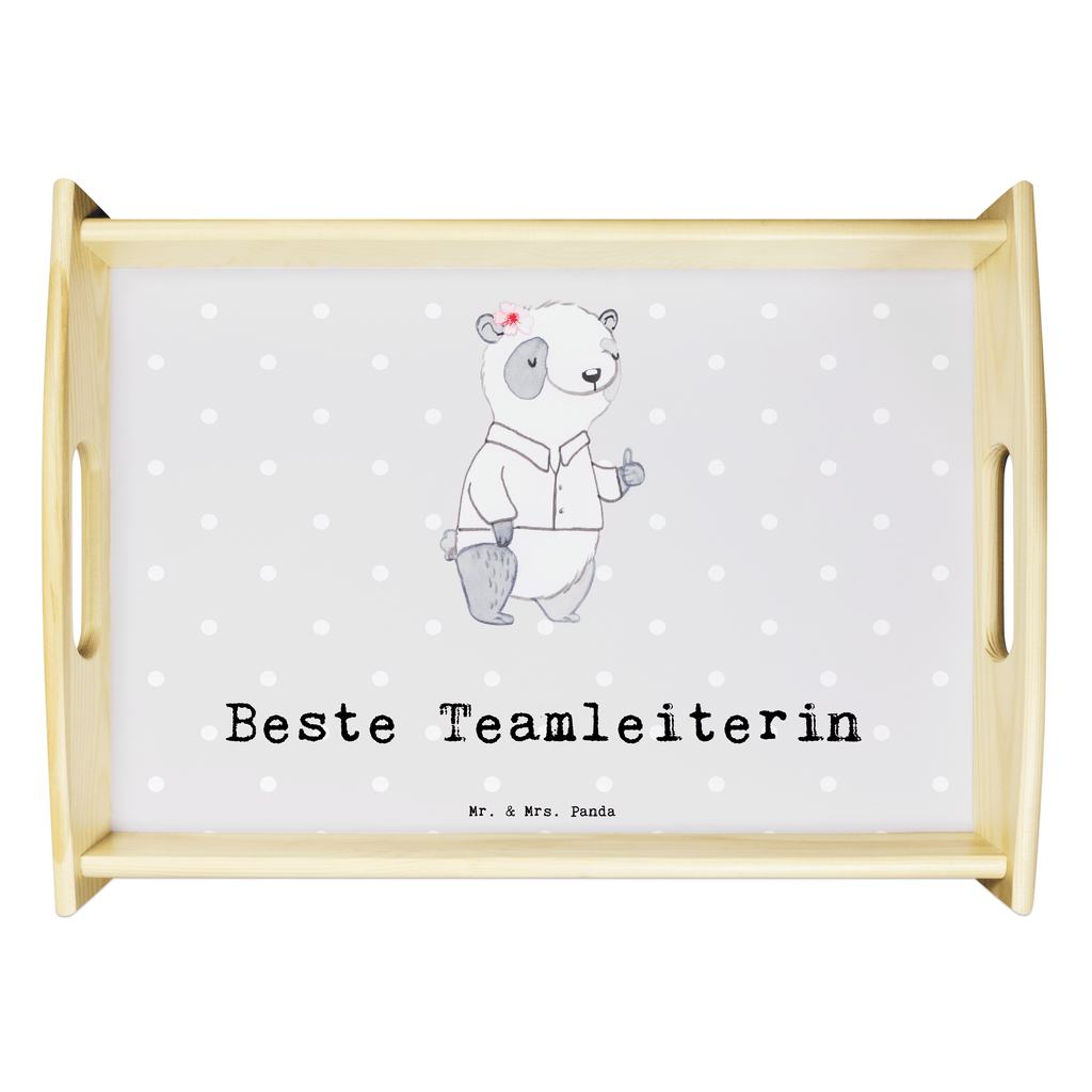 Serviertablett Panda Beste Teamleiterin Serviertablett, Tablett, Holztablett, Küchentablett, Dekotablett, Frühstückstablett, für, Dankeschön, Geschenk, Schenken, Geburtstag, Geburtstagsgeschenk, Geschenkidee, Danke, Bedanken, Mitbringsel, Freude machen, Geschenktipp, Teamleiterin, Seminarleiterin, Gruppenleiterin, Leiterin, Kollegin, Chefin, Vorgesetzte, Abschied, Abschiedsgeschenk, Ruhestand