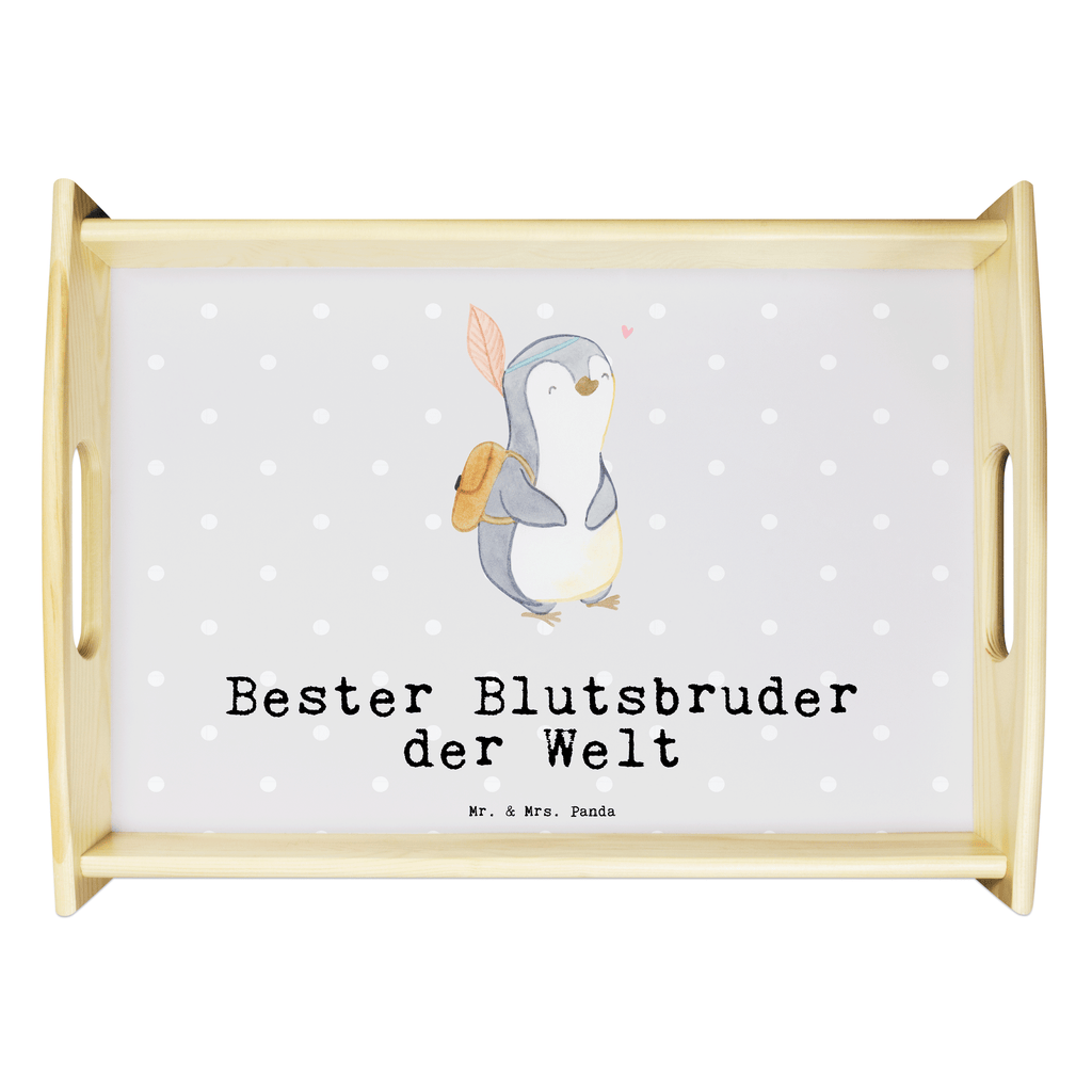 Serviertablett Pinguin Bester Blutsbruder der Welt Serviertablett, Tablett, Holztablett, Küchentablett, Dekotablett, Frühstückstablett, für, Dankeschön, Geschenk, Schenken, Geburtstag, Geburtstagsgeschenk, Geschenkidee, Danke, Bedanken, Mitbringsel, Freude machen, Geschenktipp, Blutsbruder, Blutsgeschwister, Freund, Brüder, Geschwister, Bruderherz, Brother, Familie, Kleinigkeit, Bester, Sido