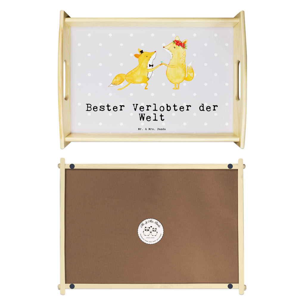 Serviertablett Fuchs Bester Verlobter der Welt Serviertablett, Tablett, Holztablett, Küchentablett, Dekotablett, Frühstückstablett, für, Dankeschön, Geschenk, Schenken, Geburtstag, Geburtstagsgeschenk, Geschenkidee, Danke, Bedanken, Mitbringsel, Freude machen, Geschenktipp, Verlobter, Verloben, Verlobung, Traummann, Mann, Freund, Ehemann, Zukünftiger, Hochzeit, Ehe