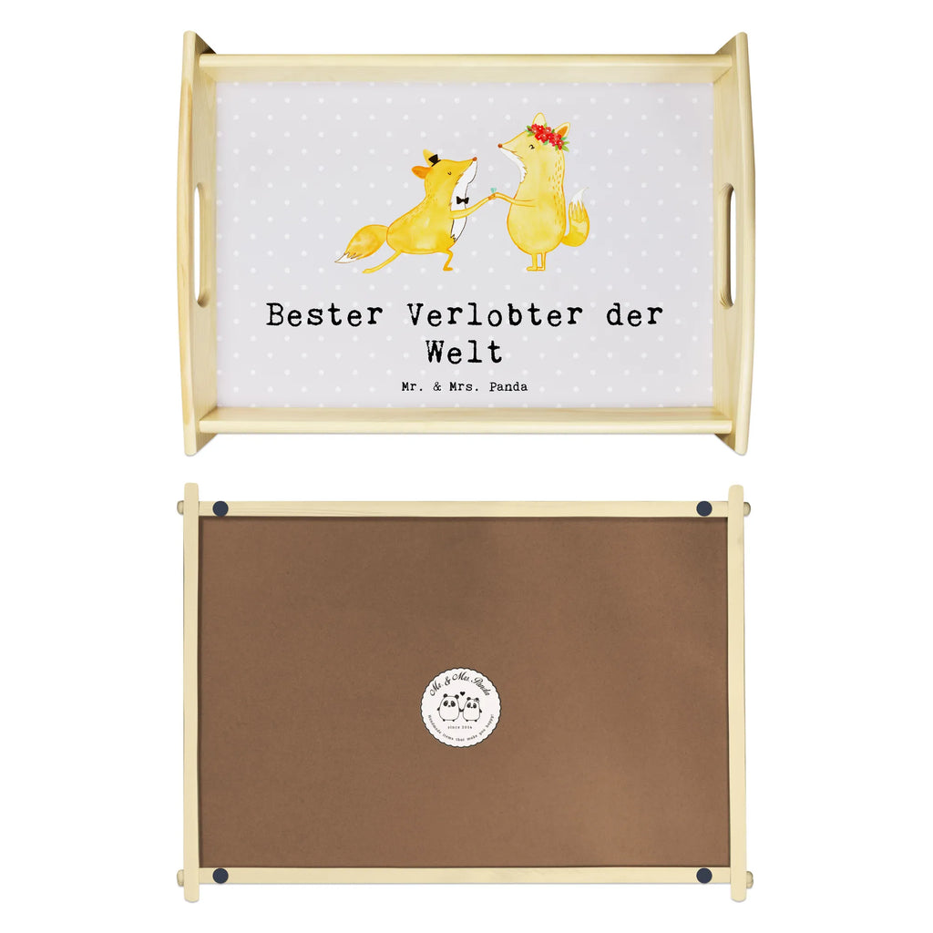 Serviertablett Fuchs Bester Verlobter der Welt Serviertablett, Tablett, Holztablett, Küchentablett, Dekotablett, Frühstückstablett, für, Dankeschön, Geschenk, Schenken, Geburtstag, Geburtstagsgeschenk, Geschenkidee, Danke, Bedanken, Mitbringsel, Freude machen, Geschenktipp, Verlobter, Verloben, Verlobung, Traummann, Mann, Freund, Ehemann, Zukünftiger, Hochzeit, Ehe