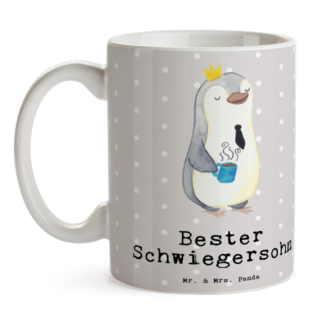 Tasse Pinguin Bester Schwiegersohn Tasse, Kaffeetasse, Teetasse, Becher, Kaffeebecher, Teebecher, Keramiktasse, Porzellantasse, Büro Tasse, Geschenk Tasse, Tasse Sprüche, Tasse Motive, Kaffeetassen, Tasse bedrucken, Designer Tasse, Cappuccino Tassen, Schöne Teetassen, für, Dankeschön, Geschenk, Schenken, Geburtstag, Geburtstagsgeschenk, Geschenkidee, Danke, Bedanken, Mitbringsel, Freude machen, Geschenktipp, Schwiegersohn, Tochter, Ehefrau des Sohns, Frau, angeheiratet, Hochzeit, Heirat