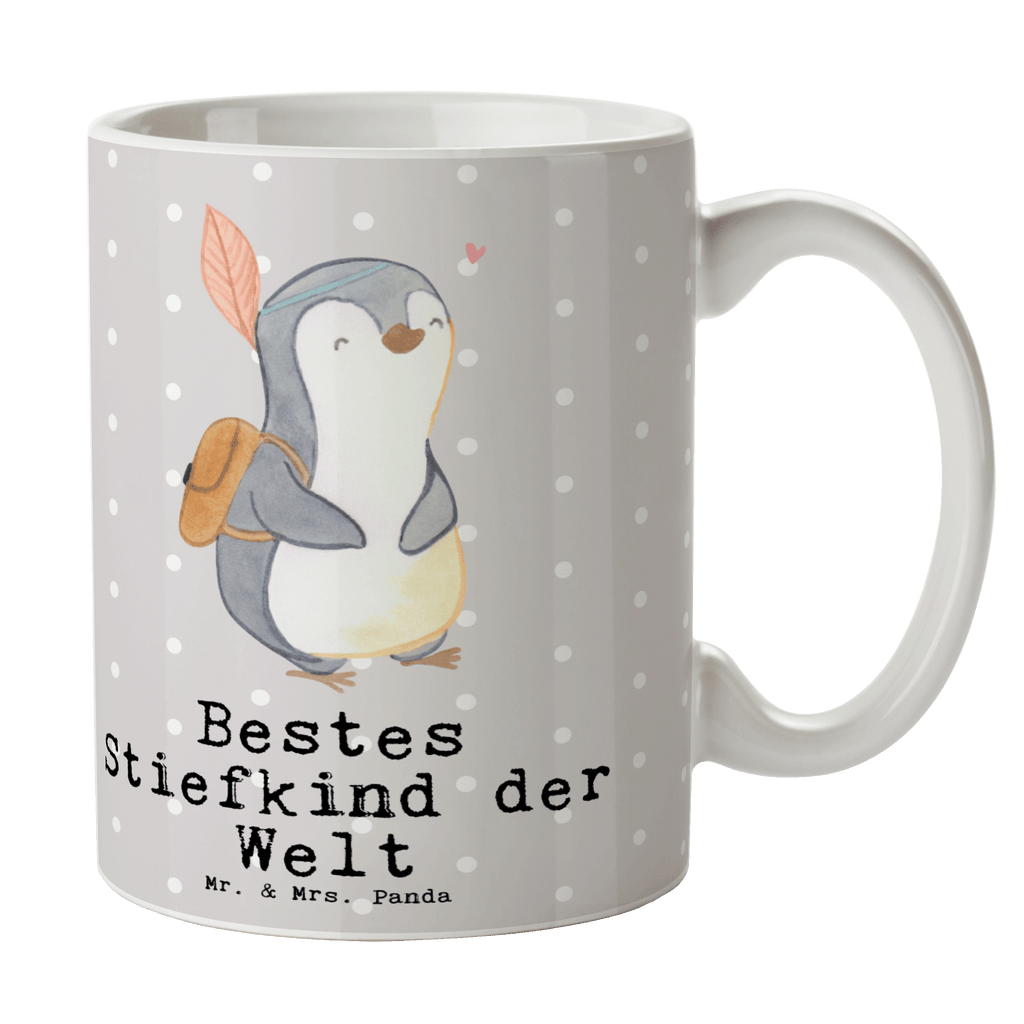 Tasse Pinguin Bestes Stiefkind der Welt Tasse, Kaffeetasse, Teetasse, Becher, Kaffeebecher, Teebecher, Keramiktasse, Porzellantasse, Büro Tasse, Geschenk Tasse, Tasse Sprüche, Tasse Motive, Kaffeetassen, Tasse bedrucken, Designer Tasse, Cappuccino Tassen, Schöne Teetassen, für, Dankeschön, Geschenk, Schenken, Geburtstag, Geburtstagsgeschenk, Geschenkidee, Danke, Bedanken, Mitbringsel, Freude machen, Geschenktipp, Stiefkind, angeheiratet, Kinder, Kind, Kid, Kids, Kiddy, Bestes, Tochter, Sohn, Nachwuchs, Geburt, Liebling, Taufe