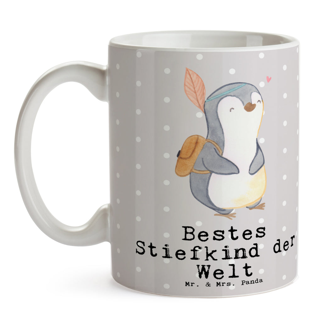 Tasse Pinguin Bestes Stiefkind der Welt Tasse, Kaffeetasse, Teetasse, Becher, Kaffeebecher, Teebecher, Keramiktasse, Porzellantasse, Büro Tasse, Geschenk Tasse, Tasse Sprüche, Tasse Motive, Kaffeetassen, Tasse bedrucken, Designer Tasse, Cappuccino Tassen, Schöne Teetassen, für, Dankeschön, Geschenk, Schenken, Geburtstag, Geburtstagsgeschenk, Geschenkidee, Danke, Bedanken, Mitbringsel, Freude machen, Geschenktipp, Stiefkind, angeheiratet, Kinder, Kind, Kid, Kids, Kiddy, Bestes, Tochter, Sohn, Nachwuchs, Geburt, Liebling, Taufe