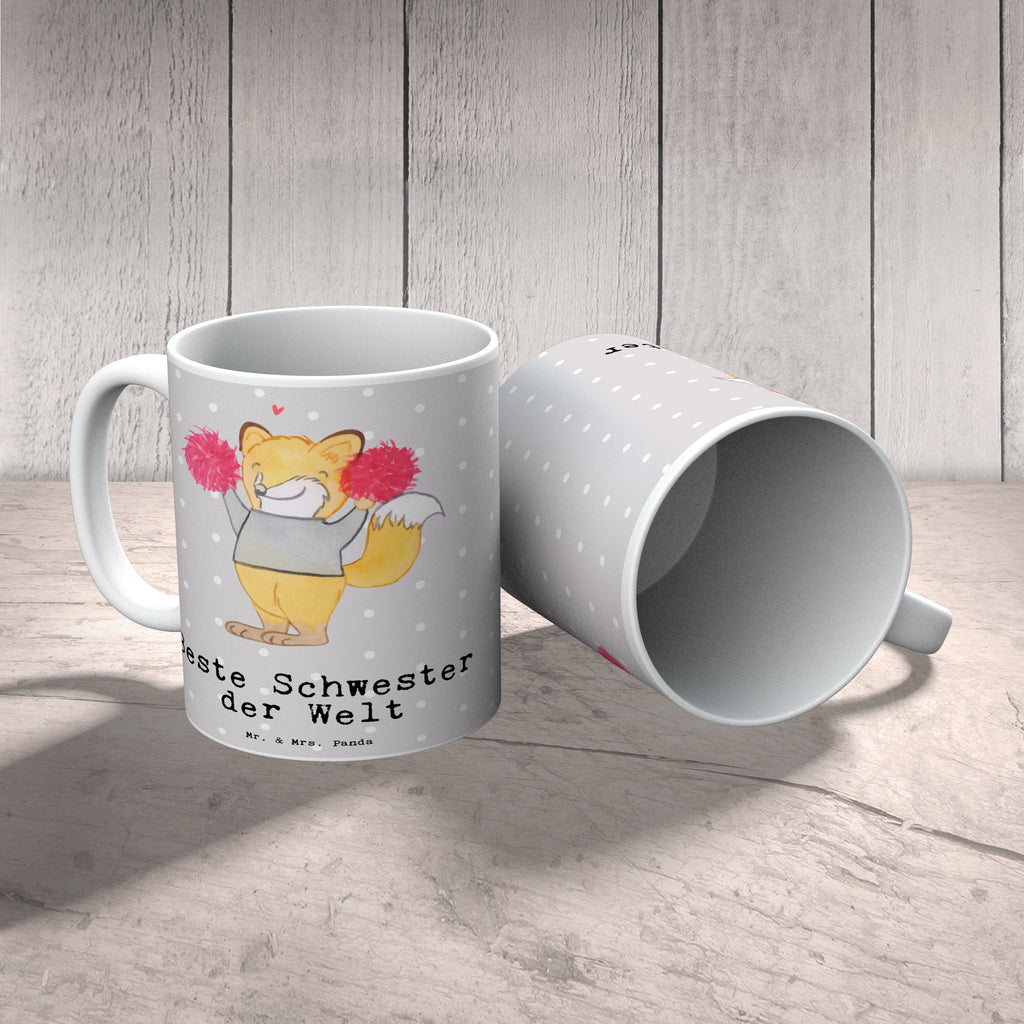 Tasse Fuchs Beste Schwester der Welt Tasse, Kaffeetasse, Teetasse, Becher, Kaffeebecher, Teebecher, Keramiktasse, Porzellantasse, Büro Tasse, Geschenk Tasse, Tasse Sprüche, Tasse Motive, Kaffeetassen, Tasse bedrucken, Designer Tasse, Cappuccino Tassen, Schöne Teetassen, für, Dankeschön, Geschenk, Schenken, Geburtstag, Geburtstagsgeschenk, Geschenkidee, Danke, Bedanken, Mitbringsel, Freude machen, Geschenktipp, Schwester, Geschwister, Schwesterherz, Sister, Familie, Kleinigkeit, Beste, Tochter