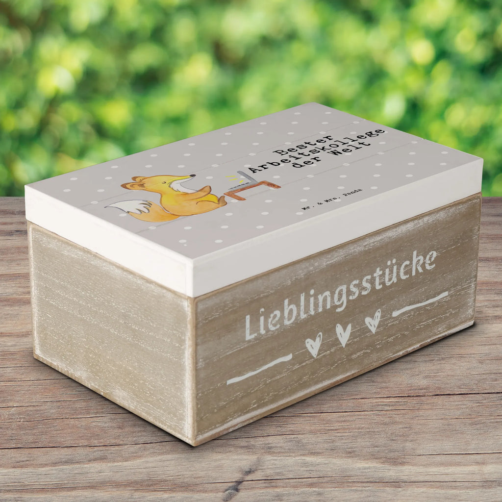 Holzkiste Fuchs Bester Arbeitskollege der Welt Holzkiste, Kiste, Schatzkiste, Truhe, Schatulle, XXL, Erinnerungsbox, Erinnerungskiste, Dekokiste, Aufbewahrungsbox, Geschenkbox, Geschenkdose, für, Dankeschön, Geschenk, Schenken, Geburtstag, Geburtstagsgeschenk, Geschenkidee, Danke, Bedanken, Mitbringsel, Freude machen, Geschenktipp, Arbeitskollege, Kollege, Büro, Abschiedsgeschenk, Ruhestand, Arbeit, Mitarbeiter, Berufsgenosse, Beruf