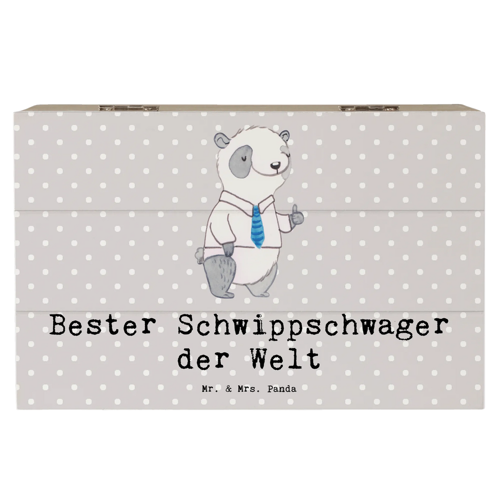 Holzkiste Panda Bester Schwippschwager der Welt Holzkiste, Kiste, Schatzkiste, Truhe, Schatulle, XXL, Erinnerungsbox, Erinnerungskiste, Dekokiste, Aufbewahrungsbox, Geschenkbox, Geschenkdose, für, Dankeschön, Geschenk, Schenken, Geburtstag, Geburtstagsgeschenk, Geschenkidee, Danke, Bedanken, Mitbringsel, Freude machen, Geschenktipp, Schwippschwager, Schwibschwager, Schwipschwager, Schwager, Schwager des Ehepartners, Familie, Verwandtschaft, angeheiratet