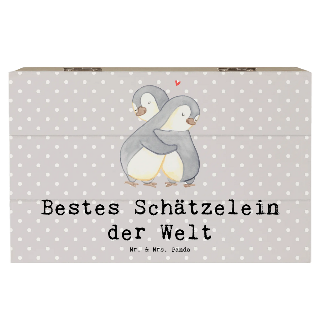 Holzkiste Pinguin Bestes Schätzelein der Welt Holzkiste, Kiste, Schatzkiste, Truhe, Schatulle, XXL, Erinnerungsbox, Erinnerungskiste, Dekokiste, Aufbewahrungsbox, Geschenkbox, Geschenkdose, für, Dankeschön, Geschenk, Schenken, Geburtstag, Geburtstagsgeschenk, Geschenkidee, Danke, Bedanken, Mitbringsel, Freude machen, Geschenktipp, Schätzelein, Schätzchen, Schatz, Schatzi, Ehemann, Ehefrau, Freundin, Freund, Frau, Mann, Kosename, Hochzeitstag