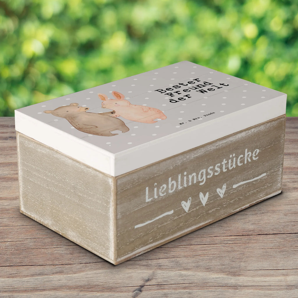 Holzkiste Hase Bester Freund der Welt Holzkiste, Kiste, Schatzkiste, Truhe, Schatulle, XXL, Erinnerungsbox, Erinnerungskiste, Dekokiste, Aufbewahrungsbox, Geschenkbox, Geschenkdose, für, Dankeschön, Geschenk, Schenken, Geburtstag, Geburtstagsgeschenk, Geschenkidee, Danke, Bedanken, Mitbringsel, Freude machen, Geschenktipp, Freund, Mann, Ehemann, Kumpel, Bro, Lebensgefährte, Partner, Lieblingsmensch, Liebe, Herz, Love