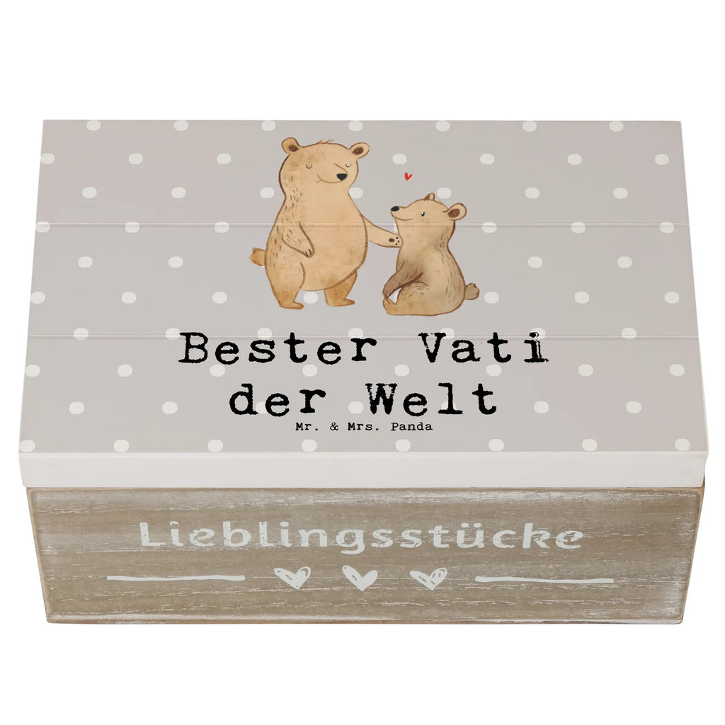 Holzkiste Bär Bester Vati der Welt Holzkiste, Kiste, Schatzkiste, Truhe, Schatulle, XXL, Erinnerungsbox, Erinnerungskiste, Dekokiste, Aufbewahrungsbox, Geschenkbox, Geschenkdose, für, Dankeschön, Geschenk, Schenken, Geburtstag, Geburtstagsgeschenk, Geschenkidee, Danke, Bedanken, Mitbringsel, Freude machen, Geschenktipp, Vater, Papa, Dad, Daddy, Paps, Papi, Vati, Eltern, Geschenk Vater, Mann, Familie, Bester, Kleinigkeit