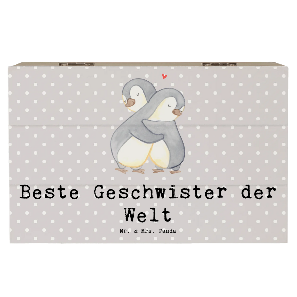 Holzkiste Pinguin Beste Geschwister der Welt Holzkiste, Kiste, Schatzkiste, Truhe, Schatulle, XXL, Erinnerungsbox, Erinnerungskiste, Dekokiste, Aufbewahrungsbox, Geschenkbox, Geschenkdose, für, Dankeschön, Geschenk, Schenken, Geburtstag, Geburtstagsgeschenk, Geschenkidee, Danke, Bedanken, Mitbringsel, Freude machen, Geschenktipp, Geschwister, Geschwisterchen, Bruder, Schwester, Schwestern, Brüder, Familie, Nachwuchs