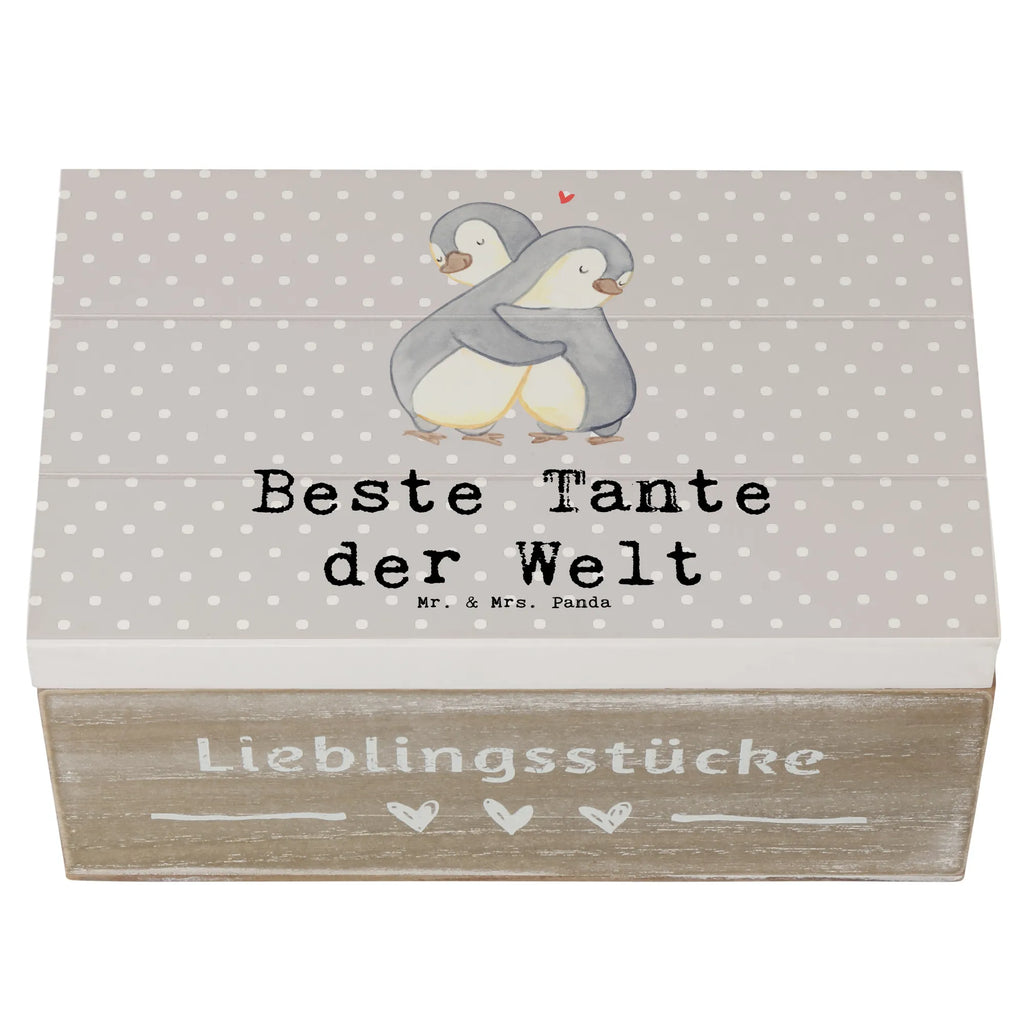 Holzkiste Pinguin Beste Tante der Welt Holzkiste, Kiste, Schatzkiste, Truhe, Schatulle, XXL, Erinnerungsbox, Erinnerungskiste, Dekokiste, Aufbewahrungsbox, Geschenkbox, Geschenkdose, für, Dankeschön, Geschenk, Schenken, Geburtstag, Geburtstagsgeschenk, Geschenkidee, Danke, Bedanken, Mitbringsel, Freude machen, Geschenktipp, Tante, Patentante, Paten Tante, Lieblingstante, Taufpartner, Taufe, Familie, Kleinigkeit, Nichte, Neffe