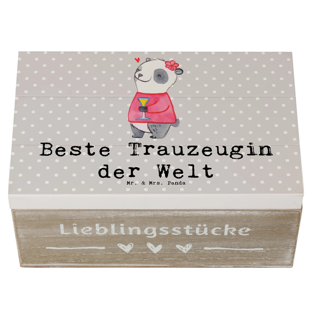 Holzkiste Panda Beste Trauzeugin der Welt Holzkiste, Kiste, Schatzkiste, Truhe, Schatulle, XXL, Erinnerungsbox, Erinnerungskiste, Dekokiste, Aufbewahrungsbox, Geschenkbox, Geschenkdose, für, Dankeschön, Geschenk, Schenken, Geburtstag, Geburtstagsgeschenk, Geschenkidee, Danke, Bedanken, Mitbringsel, Freude machen, Geschenktipp, Trauzeugin, Trauhzeugin, Freundin, Hochzeit, Heirat, JGA, Trauung, Kirche, Standesamt, Braut