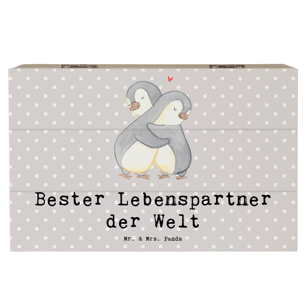 Holzkiste Pinguin Bester Lebenspartner der Welt Holzkiste, Kiste, Schatzkiste, Truhe, Schatulle, XXL, Erinnerungsbox, Erinnerungskiste, Dekokiste, Aufbewahrungsbox, Geschenkbox, Geschenkdose, für, Dankeschön, Geschenk, Schenken, Geburtstag, Geburtstagsgeschenk, Geschenkidee, Danke, Bedanken, Mitbringsel, Freude machen, Geschenktipp, Lebenspartner, Ehepartner, Partner, Ehemann, Ehefrau, Liebe, Freund, Freundin, Hochzeitstag, verliebt