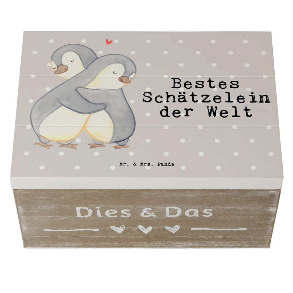 Holzkiste Pinguin Bestes Schätzelein der Welt Holzkiste, Kiste, Schatzkiste, Truhe, Schatulle, XXL, Erinnerungsbox, Erinnerungskiste, Dekokiste, Aufbewahrungsbox, Geschenkbox, Geschenkdose, für, Dankeschön, Geschenk, Schenken, Geburtstag, Geburtstagsgeschenk, Geschenkidee, Danke, Bedanken, Mitbringsel, Freude machen, Geschenktipp, Schätzelein, Schätzchen, Schatz, Schatzi, Ehemann, Ehefrau, Freundin, Freund, Frau, Mann, Kosename, Hochzeitstag