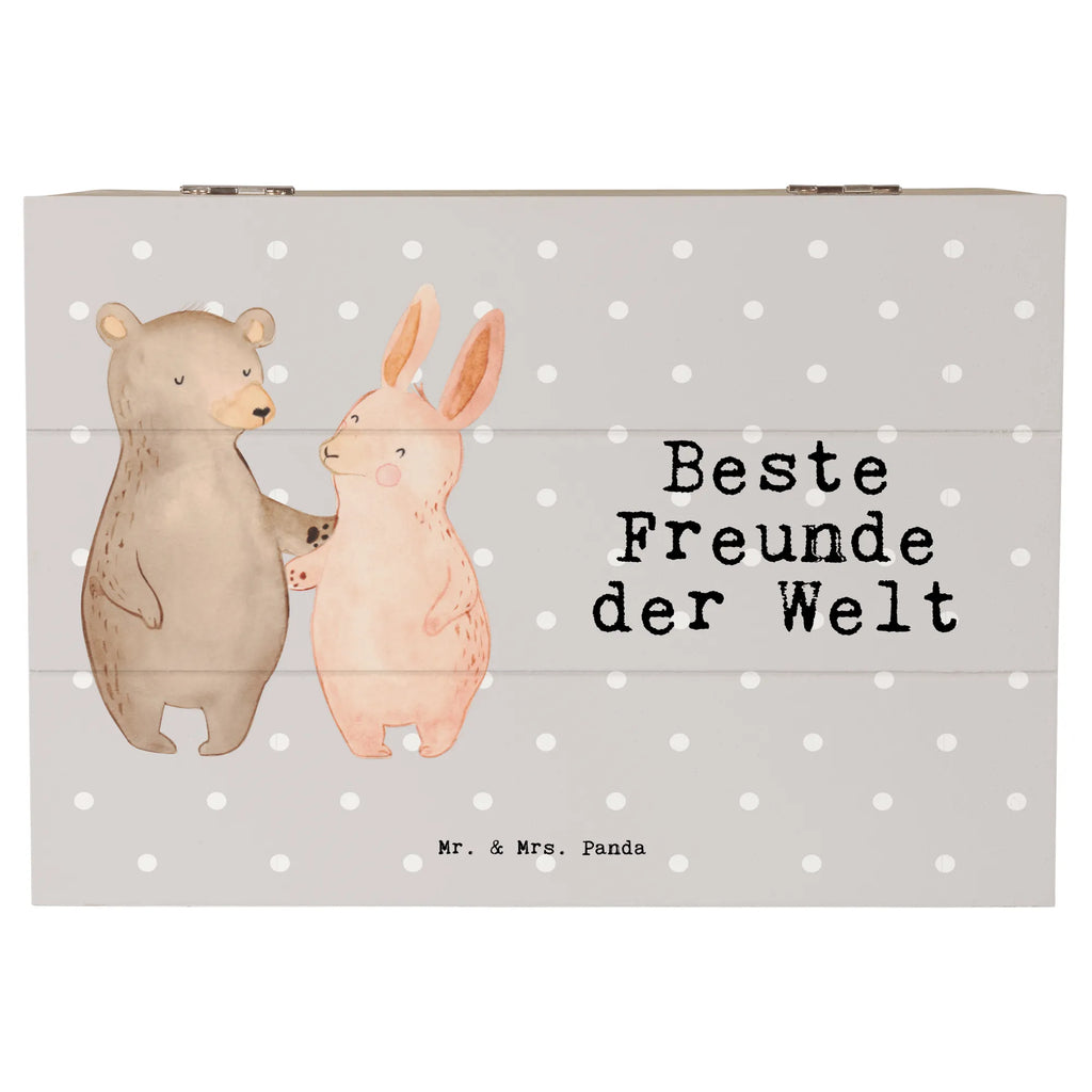 Holzkiste Hase Beste Freunde der Welt Holzkiste, Kiste, Schatzkiste, Truhe, Schatulle, XXL, Erinnerungsbox, Erinnerungskiste, Dekokiste, Aufbewahrungsbox, Geschenkbox, Geschenkdose, für, Dankeschön, Geschenk, Schenken, Geburtstag, Geburtstagsgeschenk, Geschenkidee, Danke, Bedanken, Mitbringsel, Freude machen, Geschenktipp, Freunde, best friends, Freundschaft, Freundin, Freund, Clique, Kumpel, bae, bff