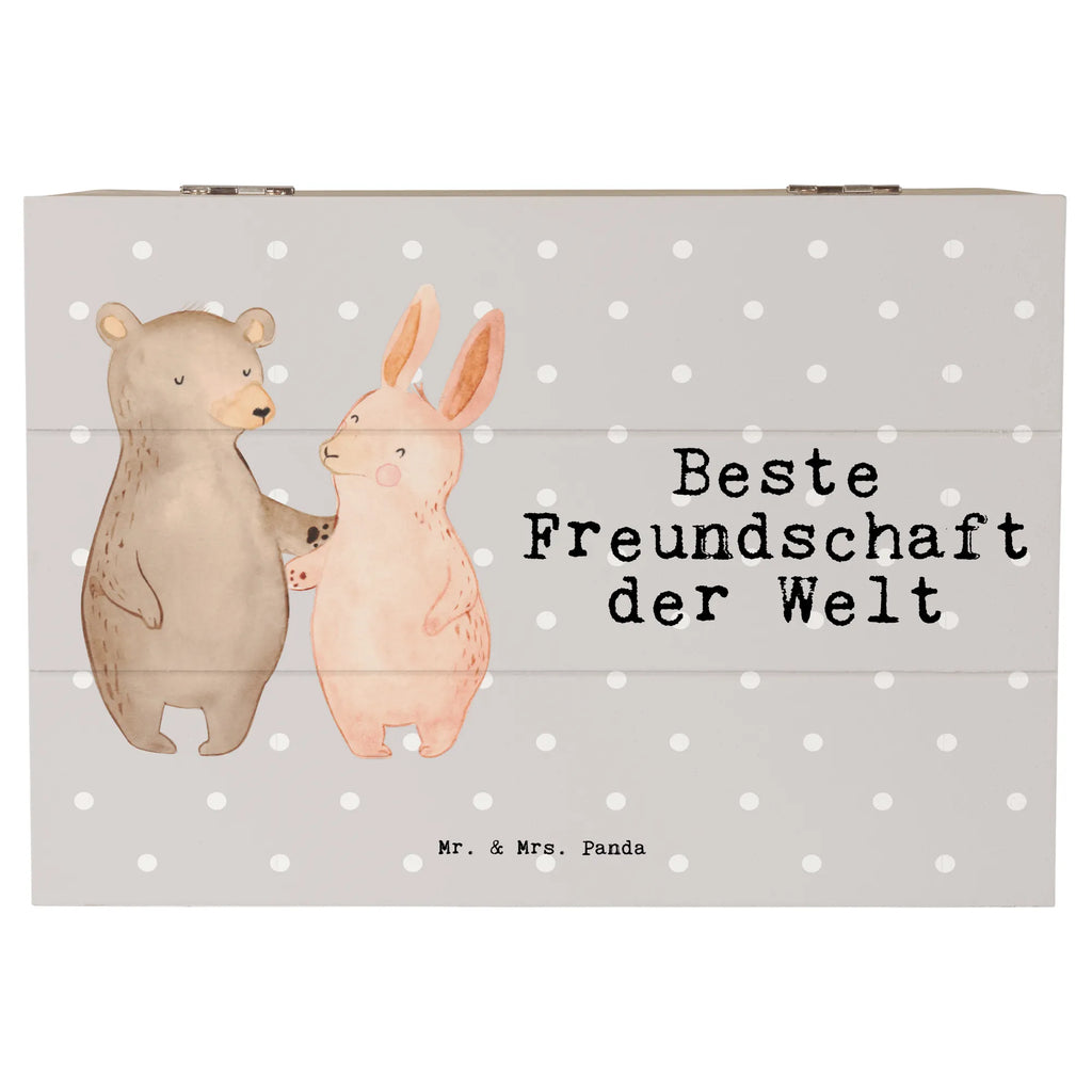 Holzkiste Hase Beste Freundschaft der Welt Holzkiste, Kiste, Schatzkiste, Truhe, Schatulle, XXL, Erinnerungsbox, Erinnerungskiste, Dekokiste, Aufbewahrungsbox, Geschenkbox, Geschenkdose, für, Dankeschön, Geschenk, Schenken, Geburtstag, Geburtstagsgeschenk, Geschenkidee, Danke, Bedanken, Mitbringsel, Freude machen, Geschenktipp, Freundschaft, Freunde, Freunde fürs Leben, best friends, Freundin, Freund, Clique, Kumpel, bae, bff