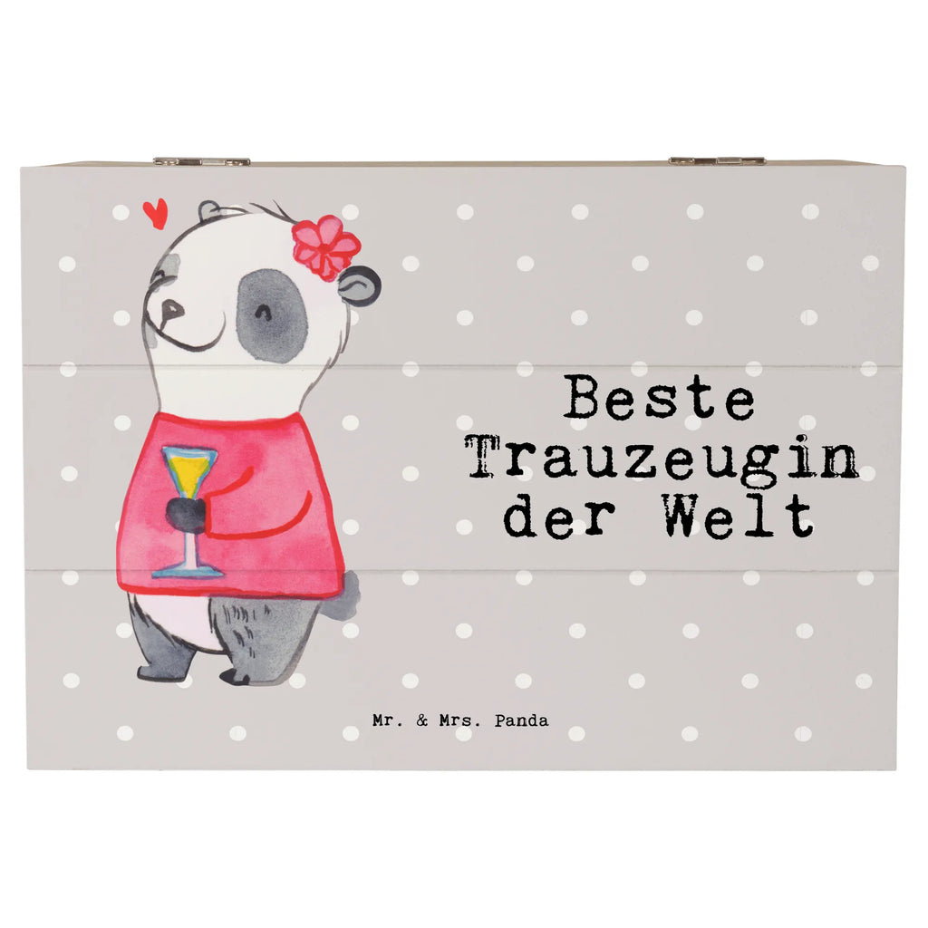 Holzkiste Panda Beste Trauzeugin der Welt Holzkiste, Kiste, Schatzkiste, Truhe, Schatulle, XXL, Erinnerungsbox, Erinnerungskiste, Dekokiste, Aufbewahrungsbox, Geschenkbox, Geschenkdose, für, Dankeschön, Geschenk, Schenken, Geburtstag, Geburtstagsgeschenk, Geschenkidee, Danke, Bedanken, Mitbringsel, Freude machen, Geschenktipp, Trauzeugin, Trauhzeugin, Freundin, Hochzeit, Heirat, JGA, Trauung, Kirche, Standesamt, Braut